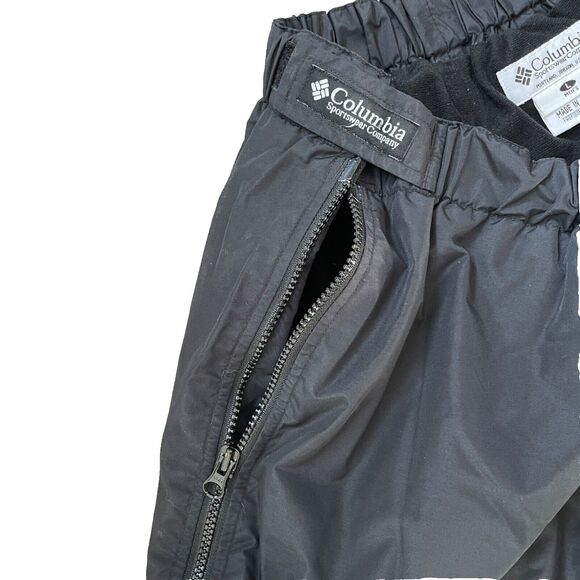 EUC Vintage Columbia Snow Pants Mens Size Large L Black Ski Pants - Picture 3 of 14